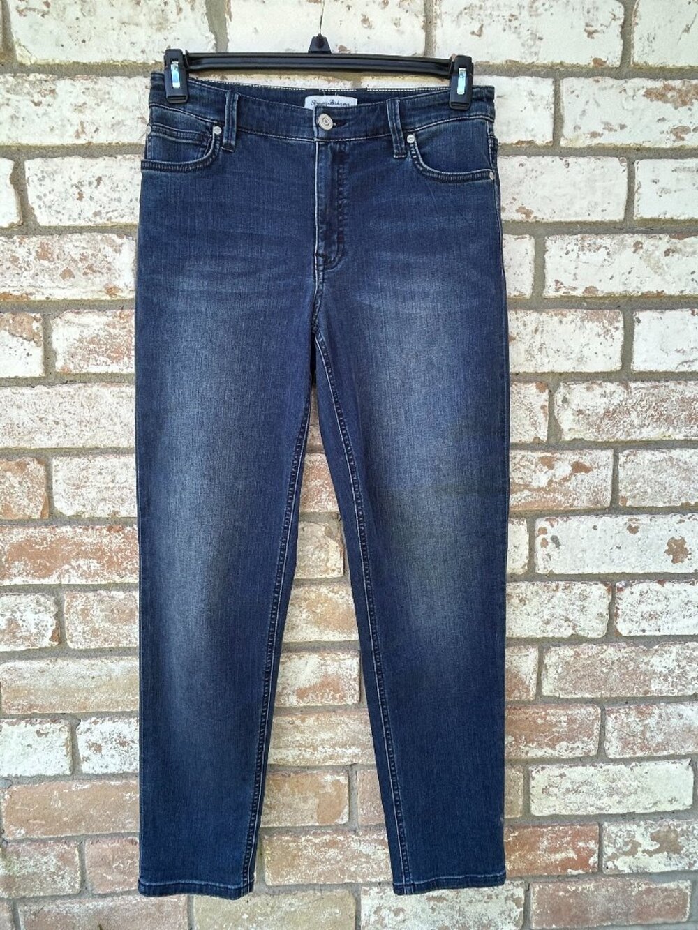 Tommy Bahama Jeans Womens 6|29 Leila Indigo Midrise Slim Boyfriend Dk Storm Wash